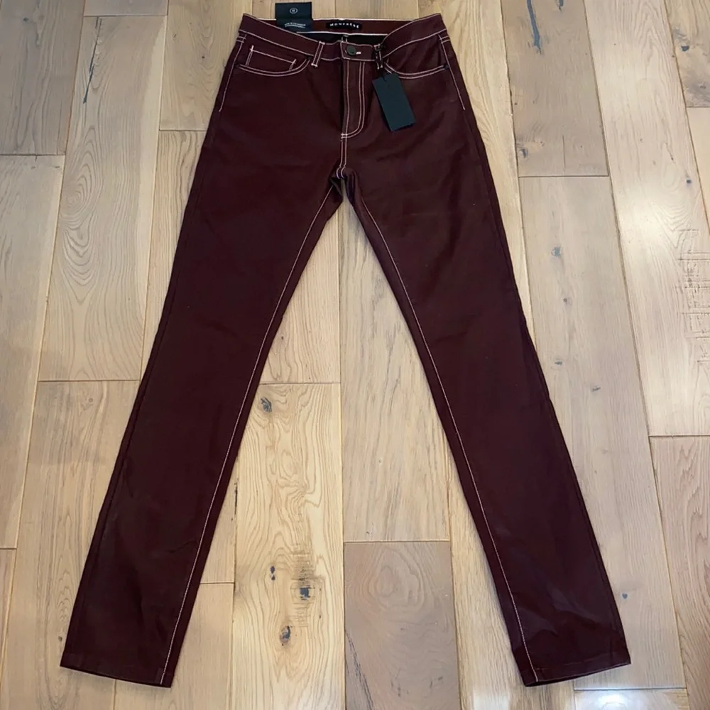 Monfrere wax coated Greyson skinny jeans 31x34 - Picture 9 of 12
